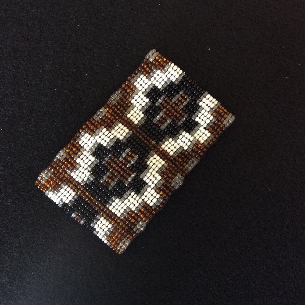 Hand Made Glass seed beads bracelet.
